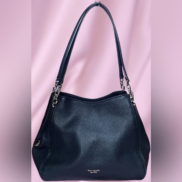 Kate Spade Hailey Black Medium Shoulder Bag - Picture 3 of 10